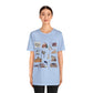 Unisex Jersey Short Sleeve Tee with South St. Paul, Mendota, Hastings, Hampton, Inver Grove Heights near the Minneapolis Minnesota MN landmarks print