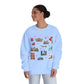 Unisex NuBlend® Crewneck Sweatshirt with Chicago, Illinois IL in assorted colors