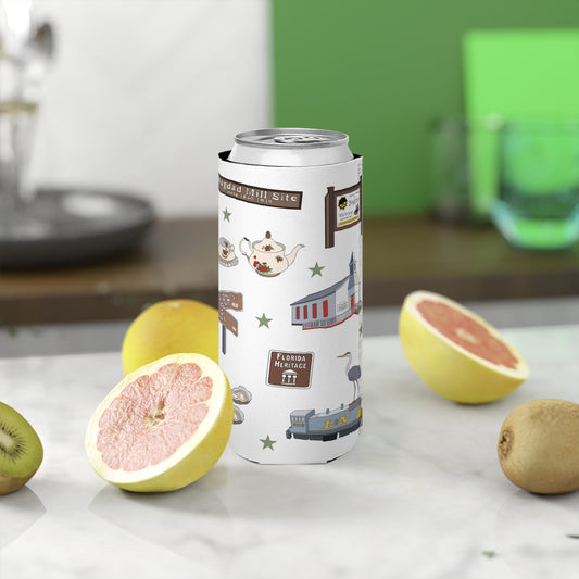 Slim Can Cooler with Bagdad, Florida FL