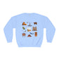 Unisex NuBlend® Crewneck Sweatshirt with Santa Fe, New Mexico NM in assorted colors