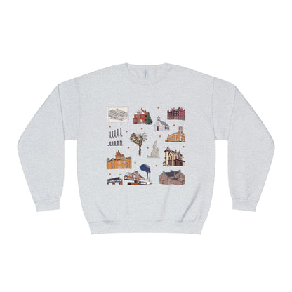 Unisex NuBlend® Crewneck Sweatshirt with South St. Paul, Mendota, Hastings, Hampton, Inver Grove Heights near the Minneapolis Minnesota MN in assorted colors