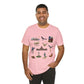 Unisex Jersey Short Sleeve Tee with Austin, Texas TX landmarks print