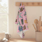 Kitchen Towel with Ocala, Florida FL in pink