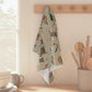 Kitchen Towel with Tucson, Arizona AZ in khaki