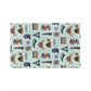 Kitchen Towel with Charlotte, North Carolina NC in patina