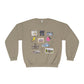 Unisex NuBlend® Crewneck Sweatshirt with Iowa City, Iowa IA in assorted colors