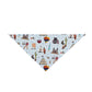 Pet Bandana with Phoenix & Scottsdale, AZ in metallic