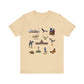Unisex Jersey Short Sleeve Tee with Austin, Texas TX landmarks print