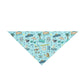 Pet Bandana with Navarre Beach, FL in sky blue