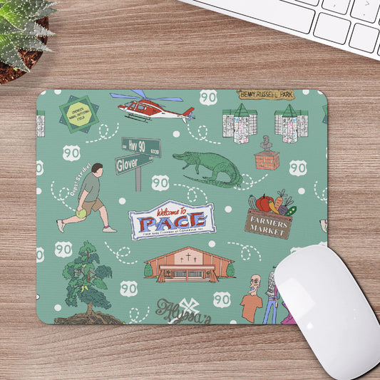 Mouse Pads with Pace, FL in sage