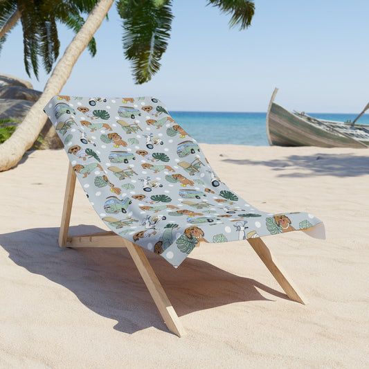 Beach Towel in grey