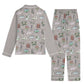 Unisex Adult Pajama Set with 30A, FL in coffee