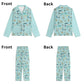 Unisex Adult Pajama Set with Navarre Beach, FL in sky blue