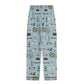 Unisex Adult Pajama Set with Tallahassee, FL in blue