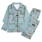 Unisex Adult Pajama Set with Tallahassee, FL in blue