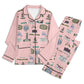 Unisex Adult Pajama Set with Tallahassee, FL in pink