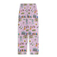 Unisex Adult Pajama Set with Maui, HI in pink