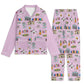 Unisex Adult Pajama Set with Maui, HI in pink