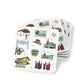 Set of 4 Ceramic Mug Coasters with Garland, Texas TX