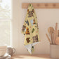 Kitchen Towel with Santa Fe, New Mexico NM in crayola's lemon yellow