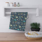 Kitchen Towel with Navarre Beach, FL in navy