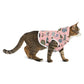 Pet Hoodie with Tallahassee Florida landmarks in pink