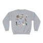 Unisex NuBlend® Crewneck Sweatshirt with Galveston, TX in assorted colors