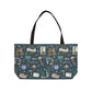 Tote Bag with Galveston, TX in deep ocean