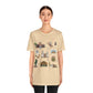 Unisex Jersey Short Sleeve Tee with Tucson, Arizona AZ landmarks print