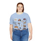 Unisex Jersey Short Sleeve Tee with South St. Paul, Mendota, Hastings, Hampton, Inver Grove Heights near the Minneapolis Minnesota MN landmarks print