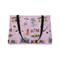 Tote Bag with Maui, HI in pink