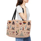 Tote Bag with Phoenix & Scottsdale, AZ in beige