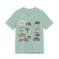 Unisex Jersey Short Sleeve Tee with South St. Paul, Mendota, Hastings, Hampton, Inver Grove Heights near the Minneapolis Minnesota MN landmarks print