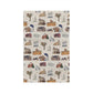 Kitchen Towel with South St. Paul, Mendota, Hastings, Hampton, Inver Grove Heights near the Minneapolis Minnesota MN in beige