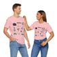 Unisex Jersey Short Sleeve Tee with Bagdad, Florida FL landmarks print