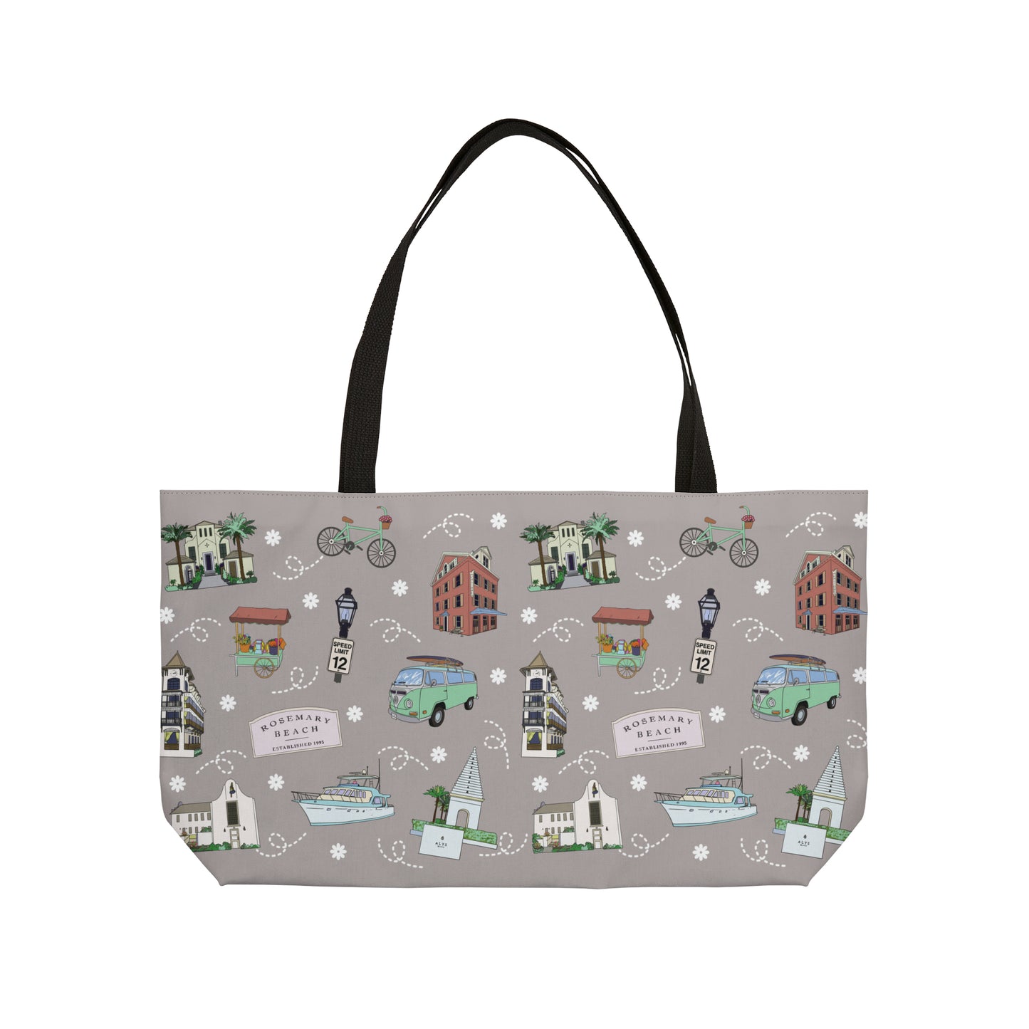 Tote Bag with 30A, FL in coffee