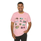 Unisex Jersey Short Sleeve Tee with Garland, Texas TX landmarks print