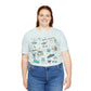 Unisex Jersey Short Sleeve Tee with Navarre Beach, FL landmarks print