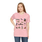Unisex Jersey Short Sleeve Tee with Austin, Texas TX landmarks print