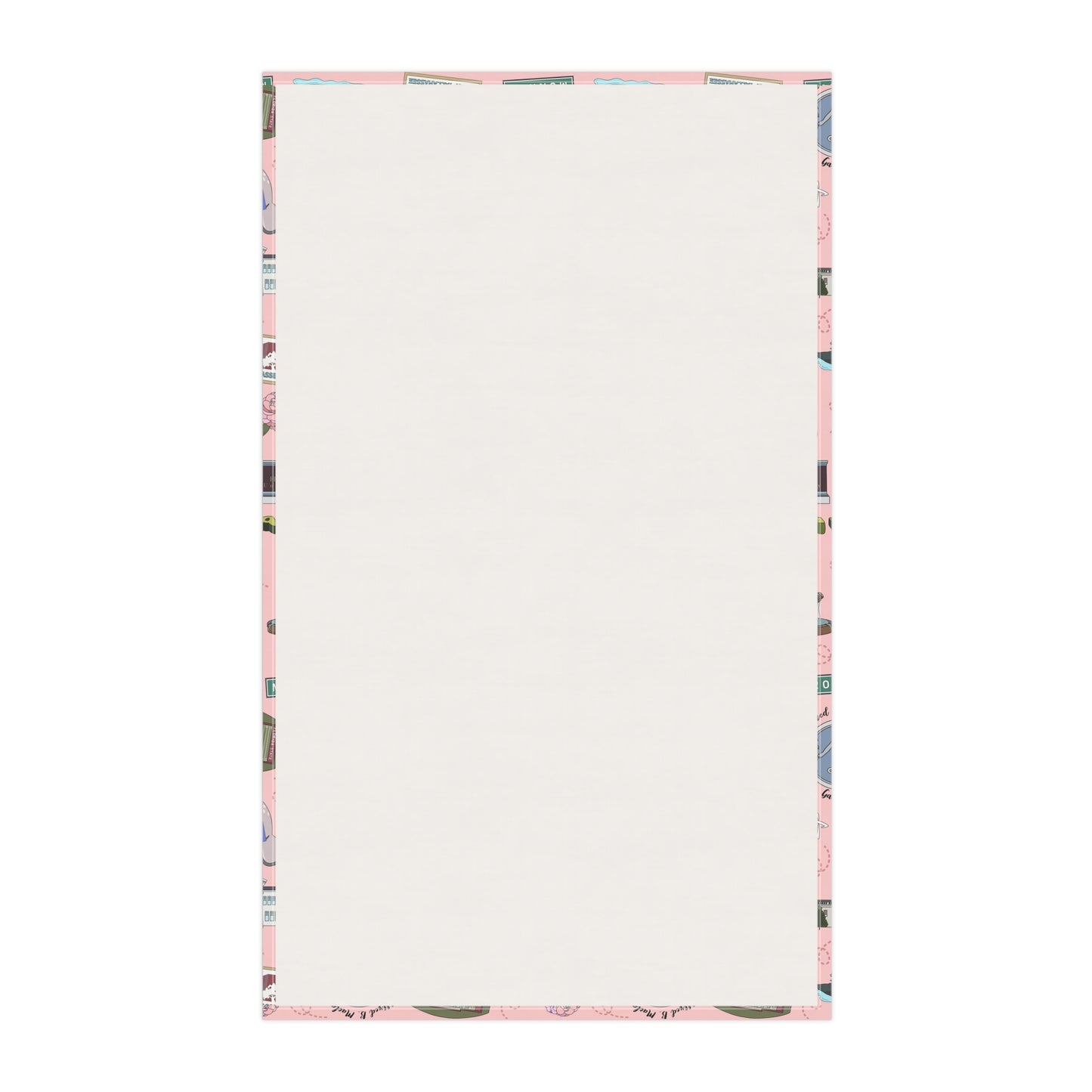 Kitchen Towel with Tallahassee, FL in pink