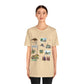 Unisex Jersey Short Sleeve Tee with Garland, Texas TX landmarks print