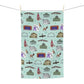 Kitchen Towel with Janesville, Wisconsin WI in mint