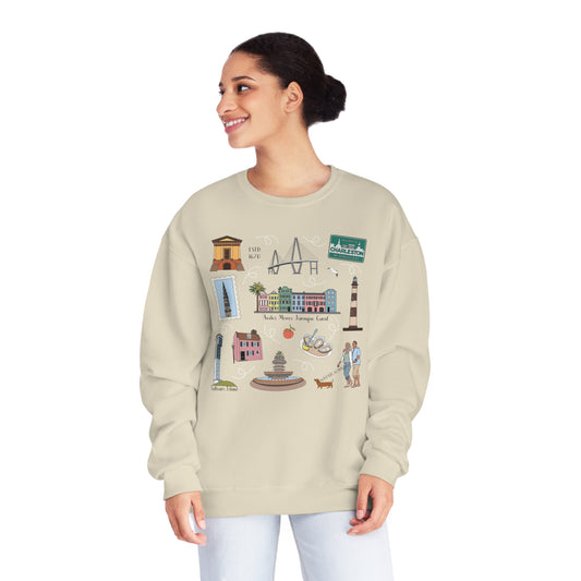 Unisex NuBlend® Crewneck Sweatshirt with Charleston assorted colors