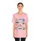 Unisex Jersey Short Sleeve Tee with Ocala, Florida FL landmarks print