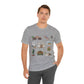 Unisex Jersey Short Sleeve Tee with Tucson, Arizona AZ landmarks print