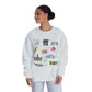 Unisex NuBlend® Crewneck Sweatshirt with Iowa City, Iowa IA in assorted colors