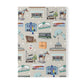 Paperback notebook with Ocala, Florida FL landmarks in grey 150 lined pages