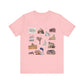 Unisex Jersey Short Sleeve Tee with South St. Paul, Mendota, Hastings, Hampton, Inver Grove Heights near the Minneapolis Minnesota MN landmarks print