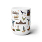 Ceramic Mug 15oz with Austin, Texas TX in white