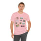 Unisex Jersey Short Sleeve Tee with Garland, Texas TX landmarks print